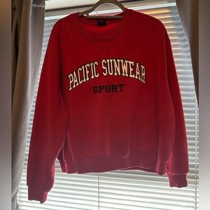 Red PacSun Crewneck